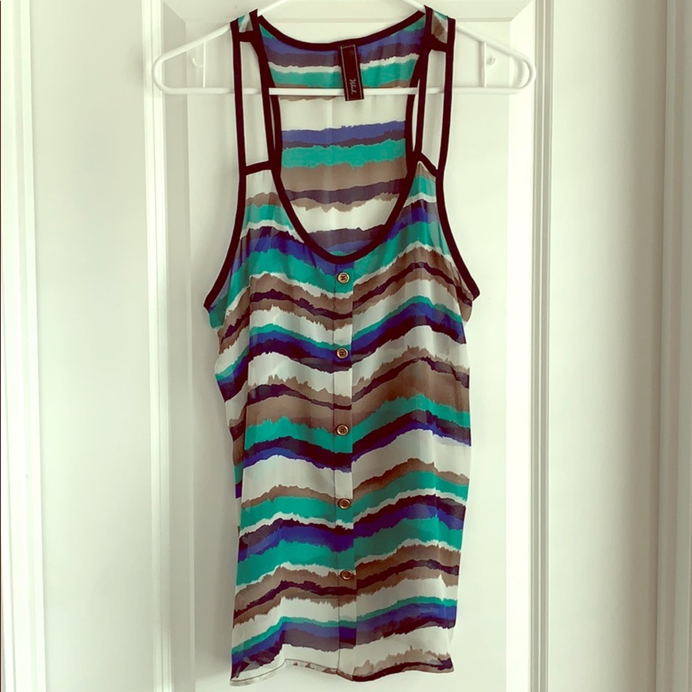 Women's Wish Sheer Tank sz MD